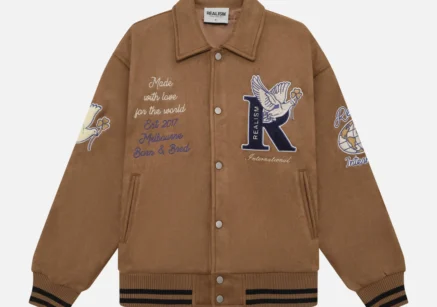 Realism Worldwide Coaches Jacket Tan