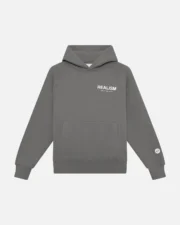 BACK LOGO HOODIE COOL GREY
