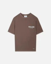 Realism Back Logo Tee Sepia Brown