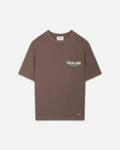 Realism Back Logo Tee Sepia Brown