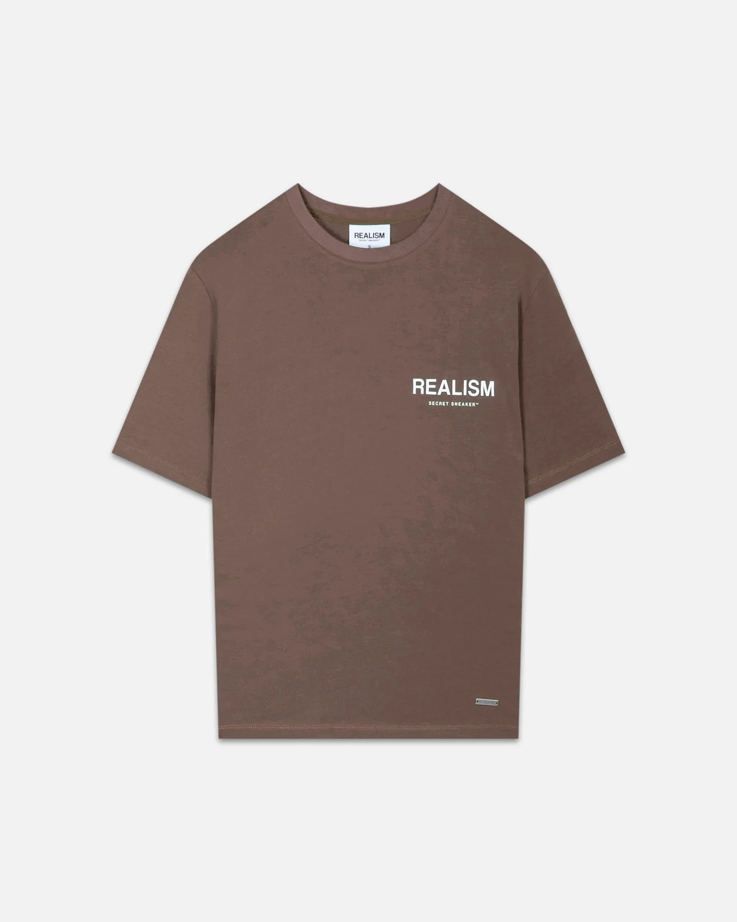 Realism Back Logo Tee Sepia Brown
