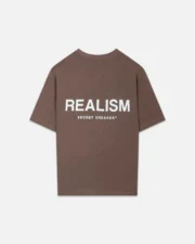 Realism Back Logo Tee Sepia Brown
