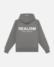 BACK LOGO HOODIE COOL GREY