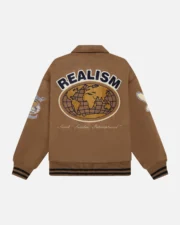 Realism Worldwide Coaches Jacket Tan