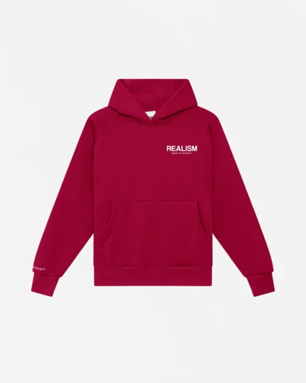 Heaven Logo Hoodie Carmine Red