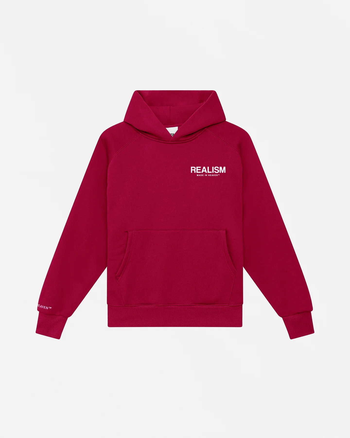 Heaven Logo Hoodie Carmine Red