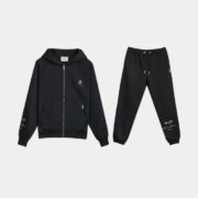Radiant Realism Zip Tracksuit Black