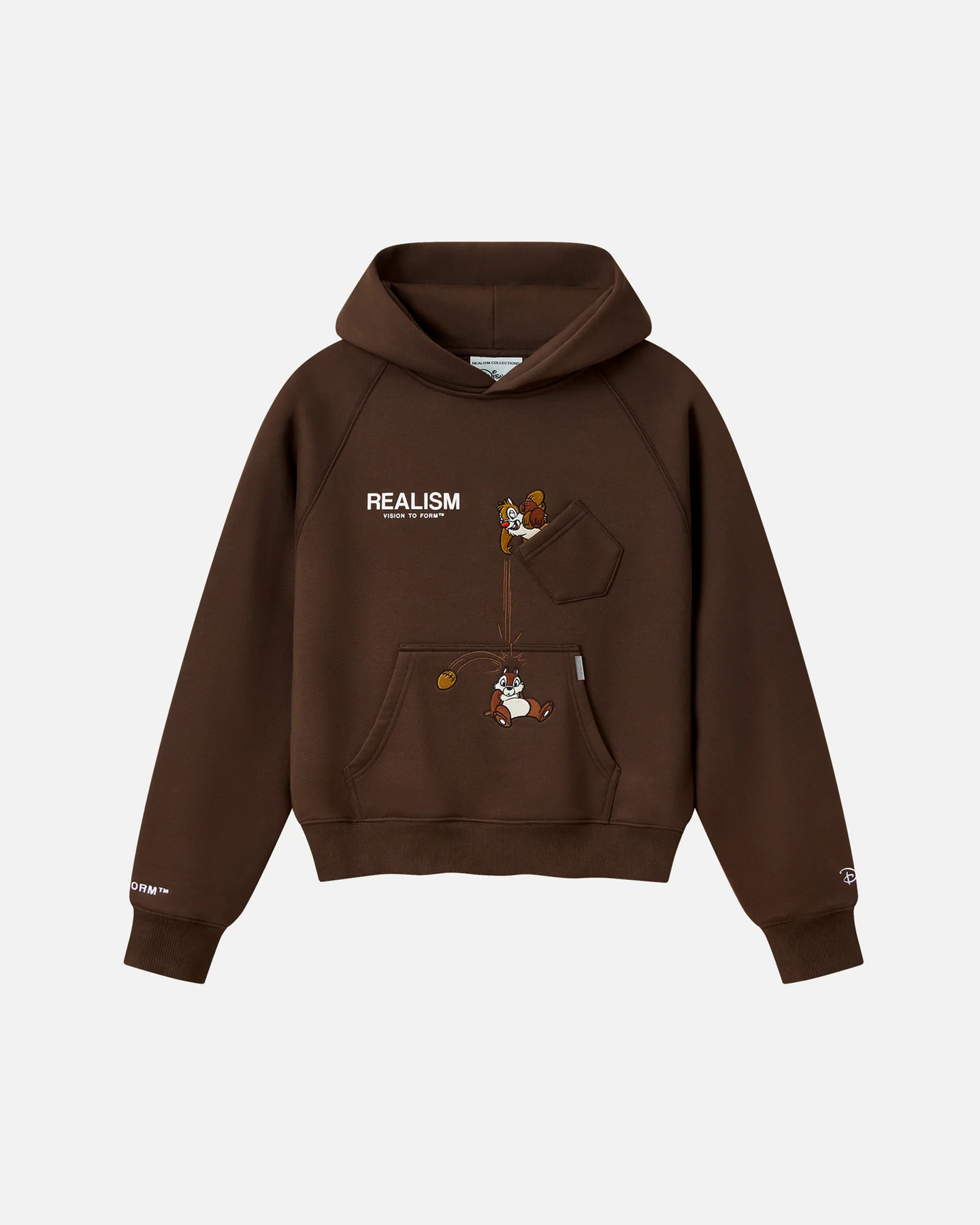 Realism and Disney Chip Hoodie Mocha