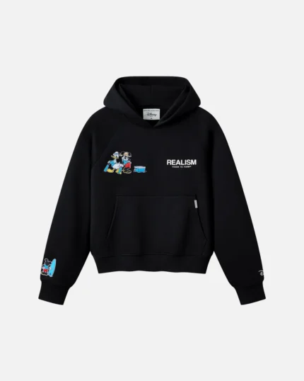 Realism and Disney Aussie Hoodie Black