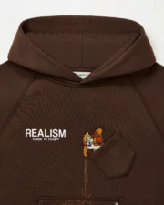 Realism and Disney Chip Hoodie Mocha