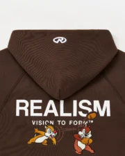 Realism and Disney Chip Hoodie Mocha
