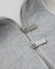 Realism Bunny Zip Hoodie Grey Marle