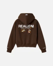 Realism and Disney Chip Hoodie Mocha