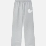 Bunny Sweatpants Open Leg Grey Marle