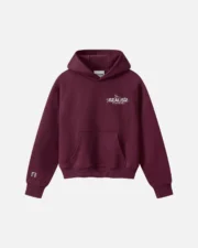 Realism Horse Logo Hoodie Carmine