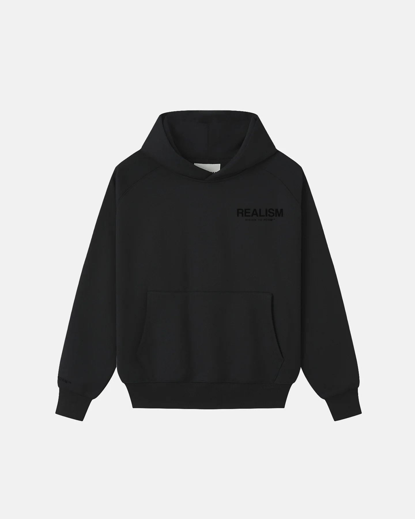 Realism Vision Logo Hoodie Obsidian
