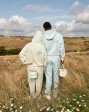 Realism Easter Egg Hoodie Pastel Blue