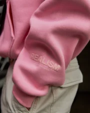 Realism Court Boxy Hoodie Candy Pink