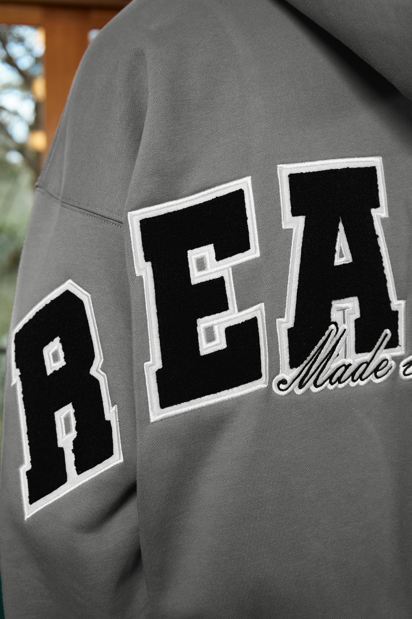 Realism College Hoodie V2 Cool Grey