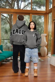 Realism College Hoodie V2 Cool Grey