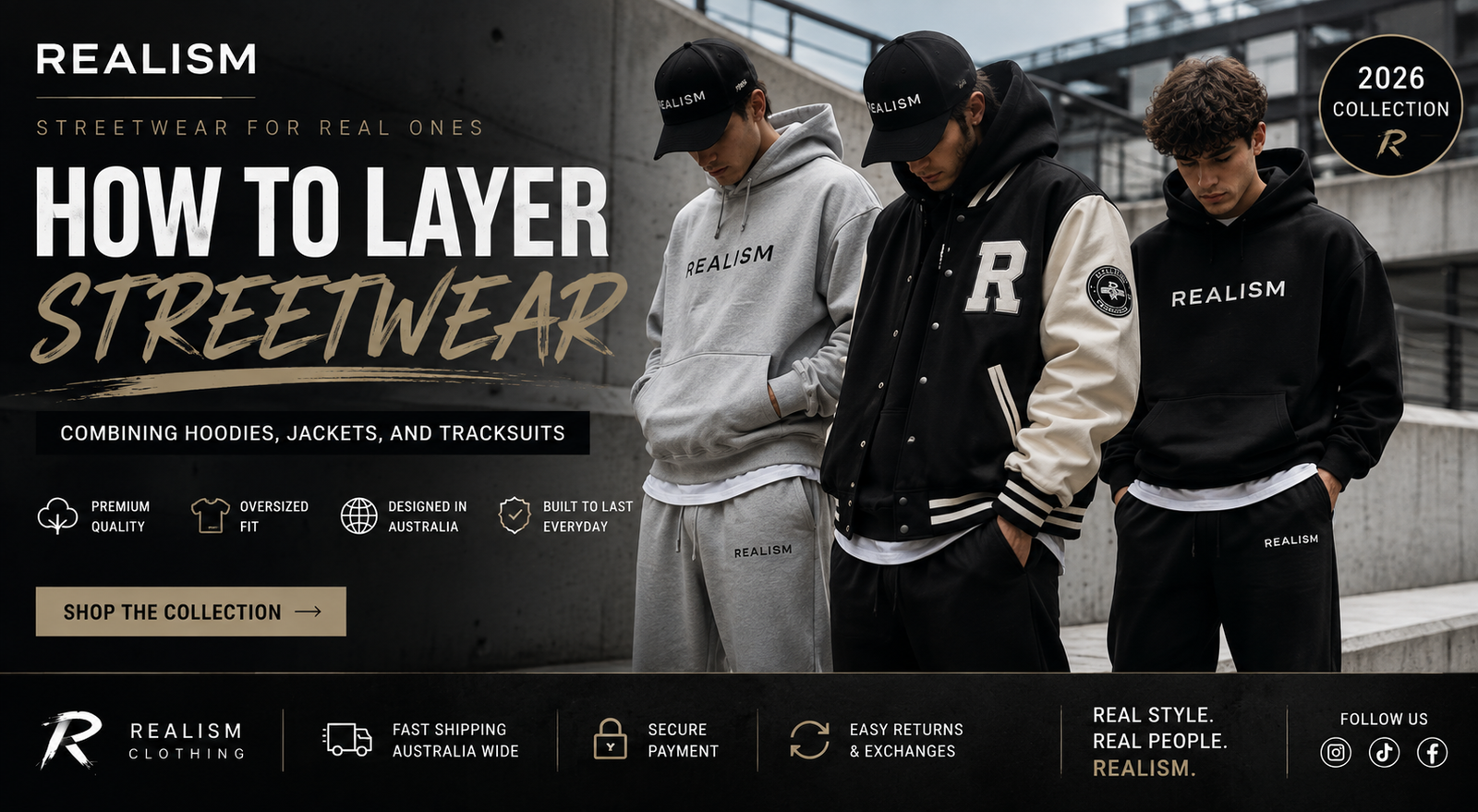 How to Layer Streetwear: Combining Hoodies Jackets and Tracksuits